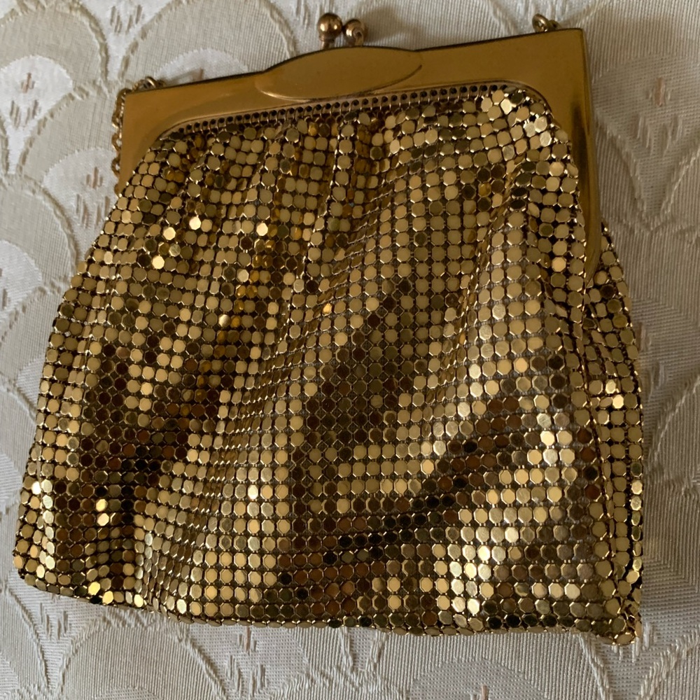 Whiting & Davis Gold Mesh Evening Clutch